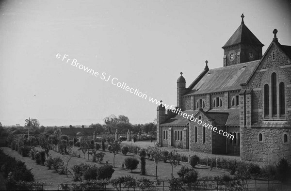 GARDENS AROUND THE CHURCH FROM CONVENT WINDOWS